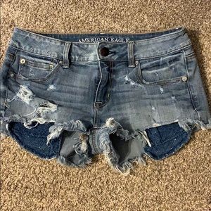 American eagle denim shorts